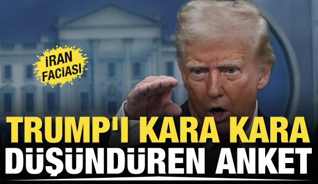 Trump'ı kara kara düşündüren anket! İran çıkmazı