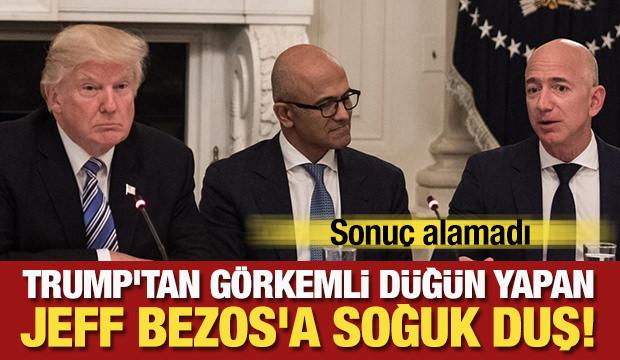 Trump'tan görkemli düğün yapan Jeff Bezos'a soğuk duş!