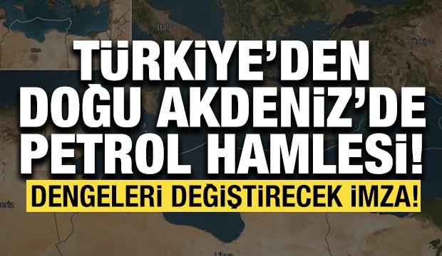 Türkiye'den Doğu Akdeniz'de petrol hamlesi! Dengeleri değiştirecek imza
