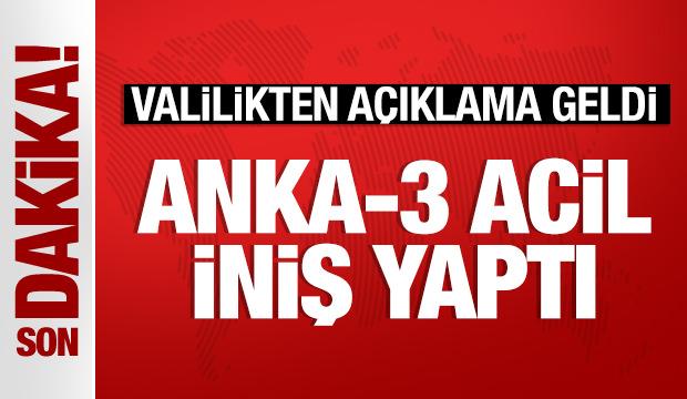 ANKA-3 acil iniş gerçekleştirdi