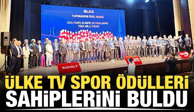 Ülke TV 9. Spor&Spor Ödül Gecesi'nde Türk sporunun devleri ödüllerini aldı