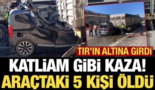Adana'da katliam gibi kaza! 5 kişi hayatını kaybetti!
