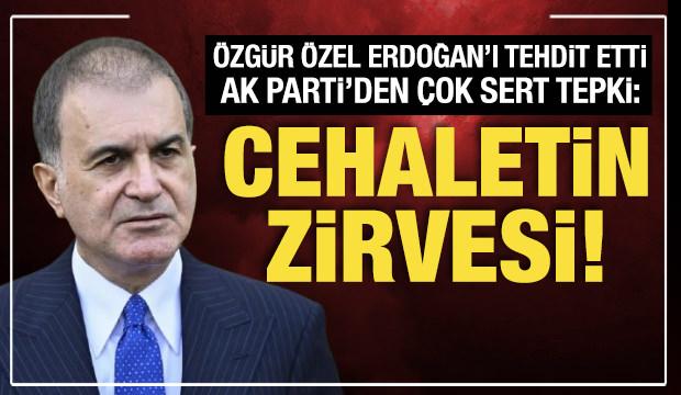 AK Parti Sözcüsü Çelik'ten Özgür Özel'e çok sert tepki
