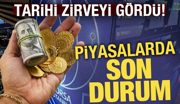  Altın, döviz ve Borsa'da rakamlar tırmanışa geçti!