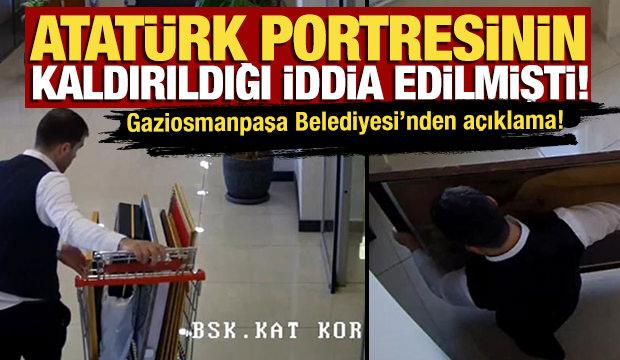 Atatürk portresinin kaldırıldığı iddia edilmişti! Yalanlama geldi