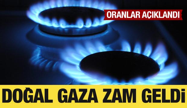 Doğal gaza zam geldi
