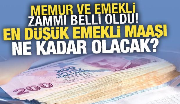 Emekli zammı belli oldu, gözler en düşük emekli aylığında