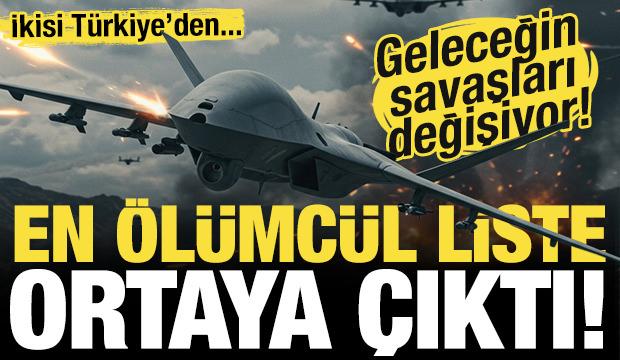 Geleceğin en ölümcül Savaş Uçağı İHA'ları ortaya çıktı! İkisi Türkiye'den...