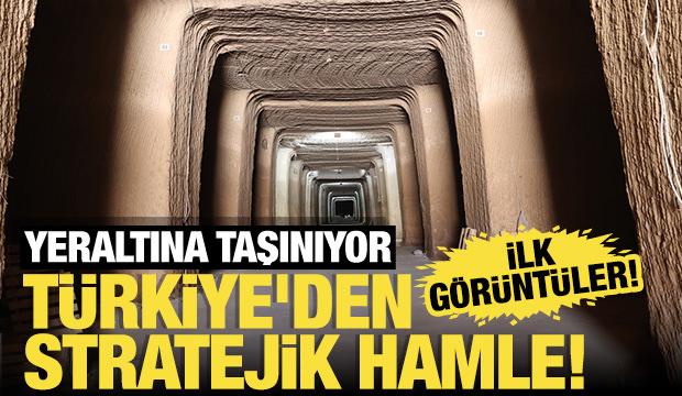 İlk görüntüler! Yeraltına taşınıyor: Türkiye'den stratejik hamle!