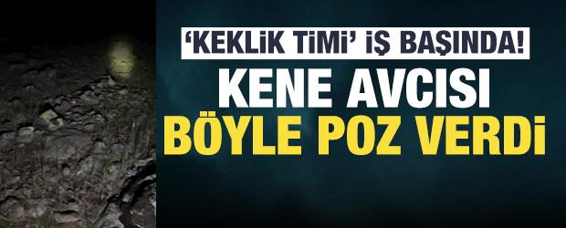 Kene avcısı böyle poz verdi: 'Keklik timi' iş başında!
