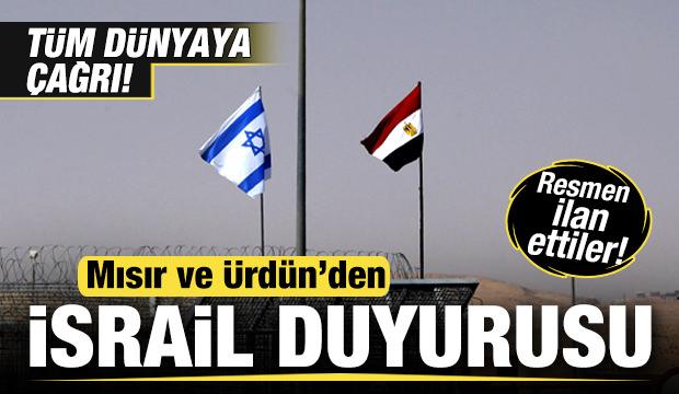 Mısır'dan son dakika İsrail duyurusu! Resmen ilan ettiler! Tüm dünyaya çağrı