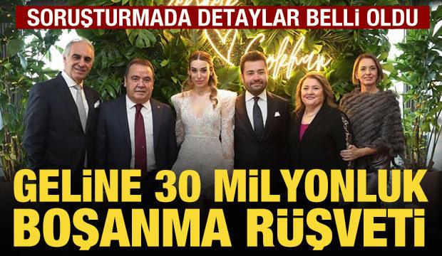 Muhittin Böcek'in gelinine 30 milyonluk boşanma rüşveti
