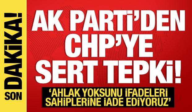 Ömer Çelik'ten CHP'ye sert tepki: 'Ahlak yoksunu ifadeleri sahiplerine iade ediyoruz'