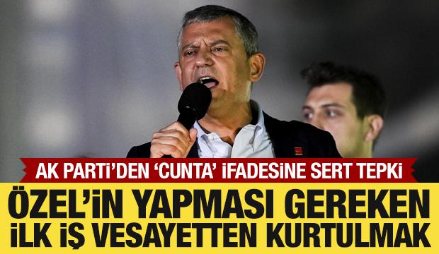 Ömer Çelik'ten Özgür Özel'e 'cunta' tepkisi