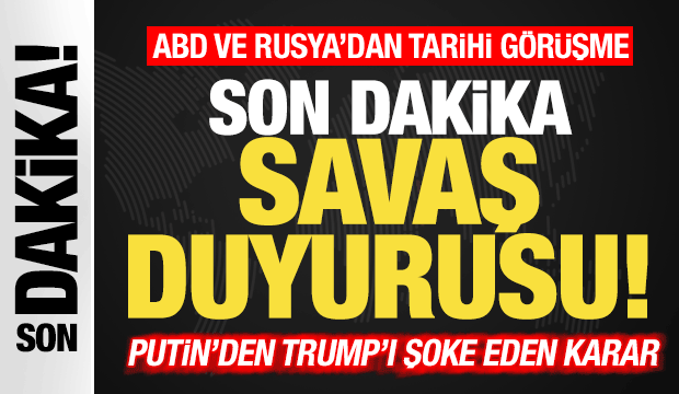 Putin ve Trump'tan tarihi görüşme! Son dakika savaş duyurusu! Trump'ı şoke eden karar