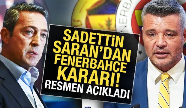 Sadettin Saran, Fenerbahçe'ye başkan adayı oldu
