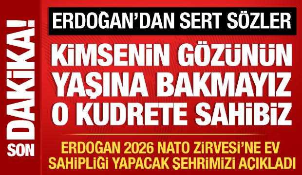 Son Dakika: Cumhurbaşkanı Erdoğan'dan sert mesaj: Kimsenin gözünün yaşına bakmayız!