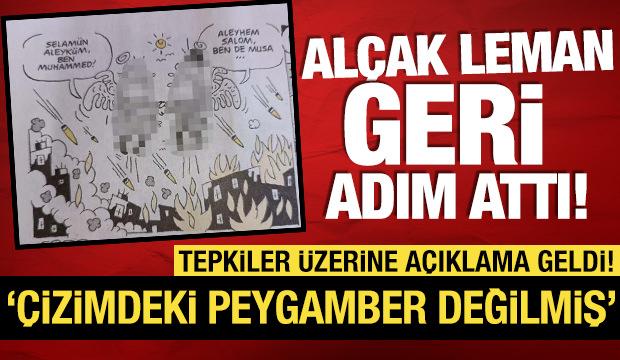Tepkiler sonrası Leman'dan açıklama: 'Çizimdeki Peygamber değil'