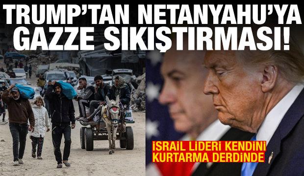 Trump Netanyahu'yu ateşkes için sıkıştırıyor!