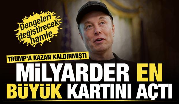 Trump'a kazan kaldırmıştı! Milyarder Elon Musk yapacağını yaptı