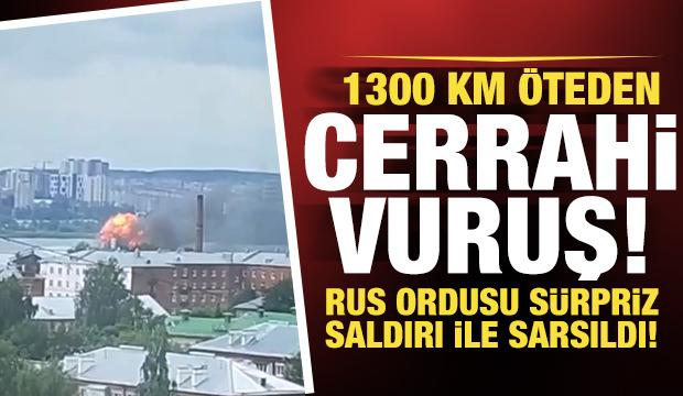 Ukrayna Rusya’da fabrikayı vurdu!  İHA ve hava savunma sistemleri üretiliyordu