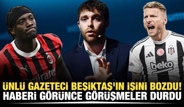 Ünlü gazeteci Beşiktaş'ın işini bozdu! Haberi görünce görüşmeler durdu