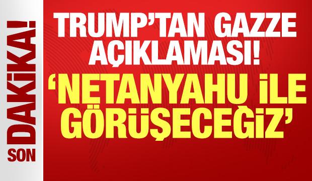 ABD Başkanı Trump'tan Gazze açıklaması: Beyaz Saray'da görüşeceğiz!