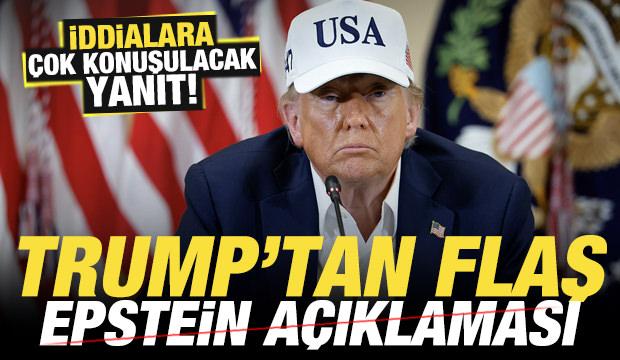 ABD Başkanı Trump'tan son dakika Epstein açıklaması! İddialara çok konuşulacak yanıt