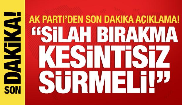 AK Parti Sözcüsü Ömer Çelik'ten son dakika açıklamalar!