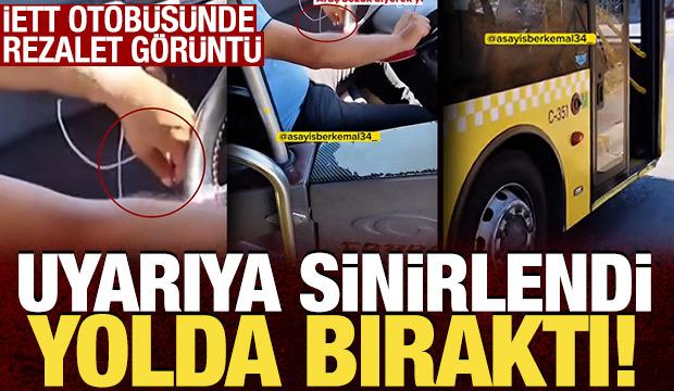 Araç içerisinde sigara içen sürücü uyarılınca yolcuyu araçtan indirdi