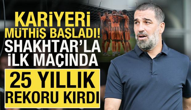 Avrupa kariyeri müthiş başladı! Arda Turan, Shakhtar'la ilk maçta 25 yıllık rekoru kırdı