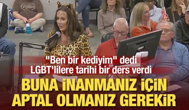 "Ben bir kediyim" dedi, LGBT'lilere tarihi bir ders verdi: Aptal olmanız gerekir