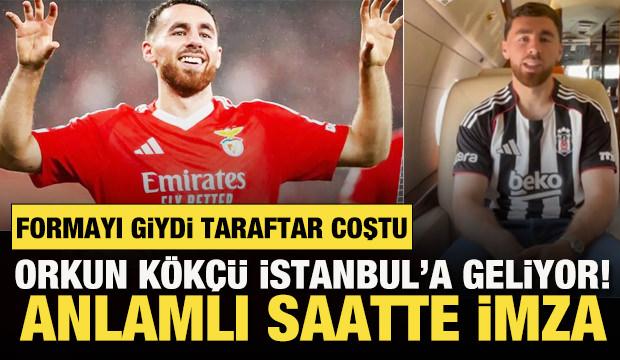 Formayı giydi taraftarı coşturdu! Orkun Kökçü, İstanbul'a geliyor! Anlamlı saatte imza...