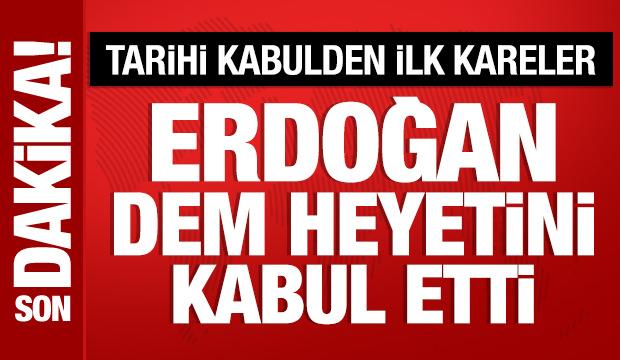 Cumhurbaşkanı Erdoğan, DEM heyetini kabul etti