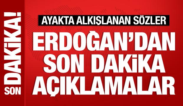 Cumhurbaşkanı Erdoğan'dan önemli açıklamalar