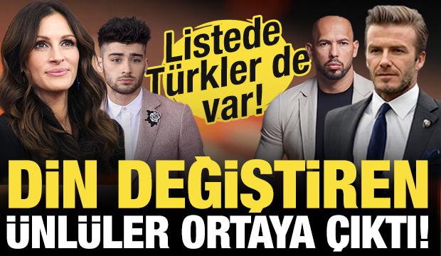 Din değiştiren ünlüler ortaya çıktı! Listede Türk ünlüler de var...