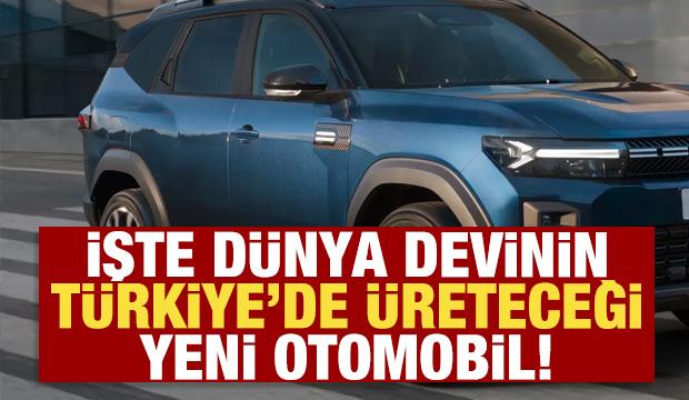 Dünya devinin Türkiye'de üreteceği yeni otomobil belli oldu