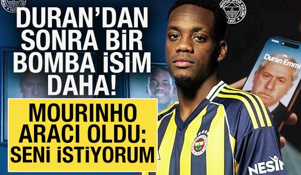 Duran'dan sonra forvete bir bomba isim daha! Mourinho aracı oldu: Seni istiyorum