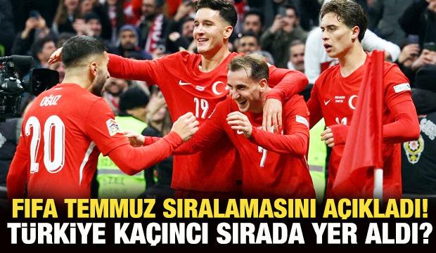 FIFA, Temmuz sıralamasını açıkladı! Türkiye kaçıncı sırada yer aldı? 