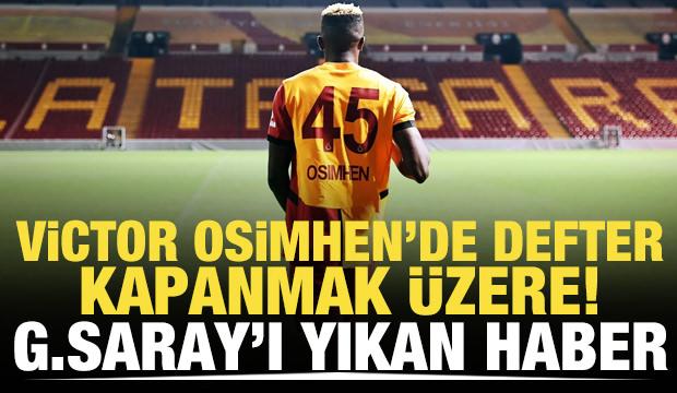 Galatasaray'a büyük şok! Napoli, Osimhen görüşmelerini askıya aldı