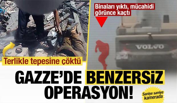 Gazze'de benzersiz operasyon! Terlikle İsrail askerinin ensesine çöktü