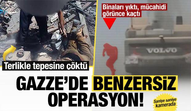 Gazze'de benzersiz operasyon! Terlikle İsrail askerinin ensesine çöktü