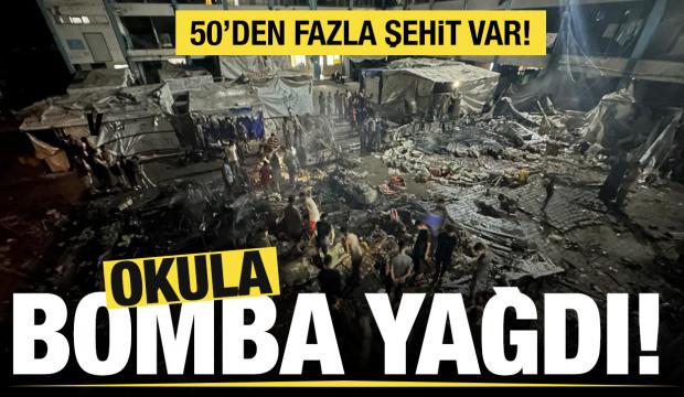 İsrail okula bomba yağdırdı! Şehit sayısı 52'ye yükseldi