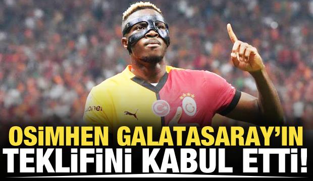 Osimhen artık an meselesi! Galatasaray'ın teklifini kabul etti