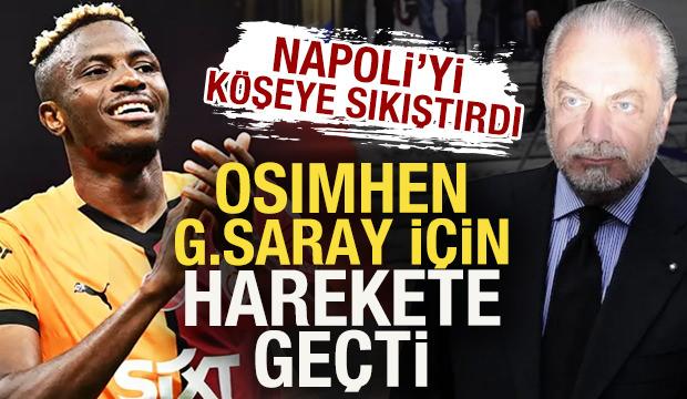 Osimhen, Galatasaray için harekete geçti! Napoli köşeye sıkıştı