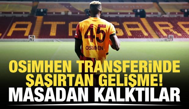 Osimhen transferinde şaşırtan gelişme! Masadan kalktılar