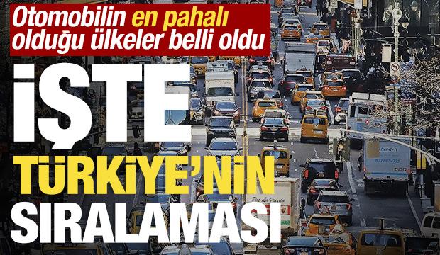 Otomobil almanın en pahalı olduğu ülkeler belli oldu