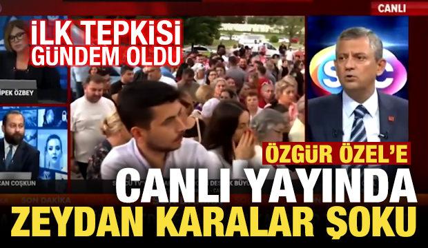 Özgür Özel'e canlı yayında Zeydan Karalar şoku: Eyvah...