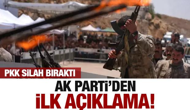 PKK silah bıraktı! AK Parti'den son dakika açıklaması
