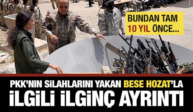 PKK’nın silahlarını yakan Bese Hozat’la ilgili Çözüm Süreci’ ayrıntısı: Tam 10 yıl önce...